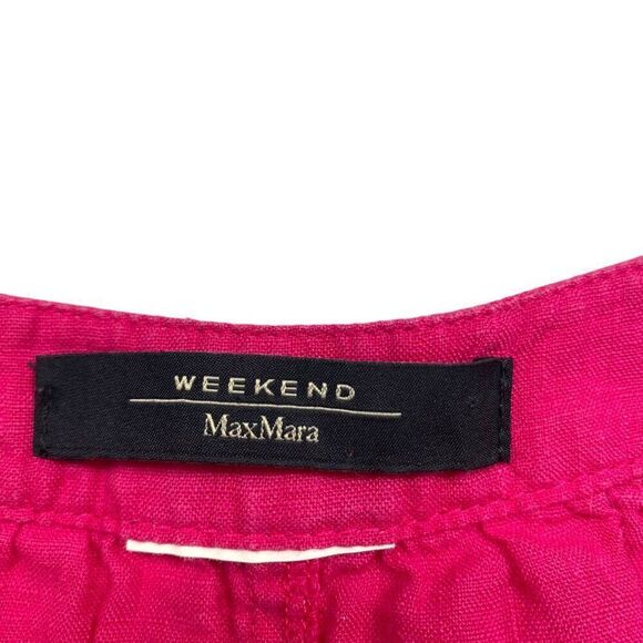 Weekend MaxMara Womens Fuchsia V-Neck Tunic Dress Size Large - Picture 5 of 5